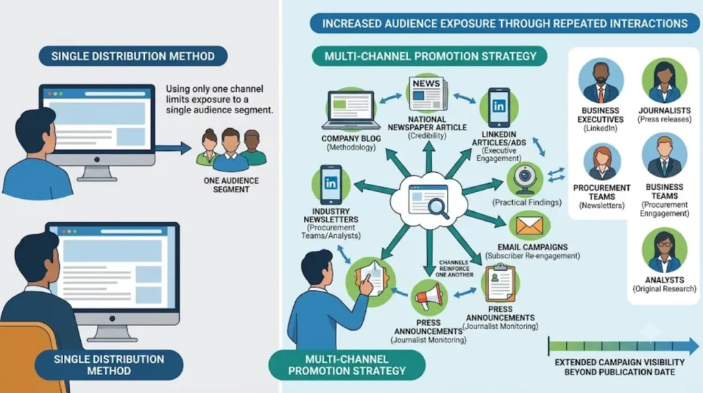 How to Promote a UK Research Report Across Earned, Owned and Paid Channels 1 Why does a multi-channel promotion strategy outperform a single distribution method?
