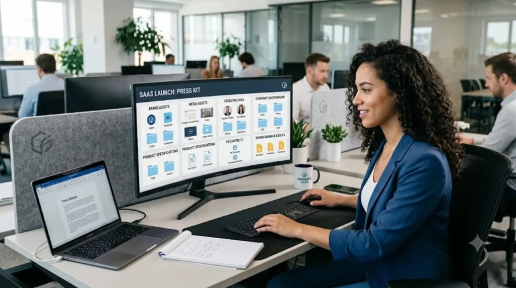 Why does every SaaS launch benefit from a digital press kit?