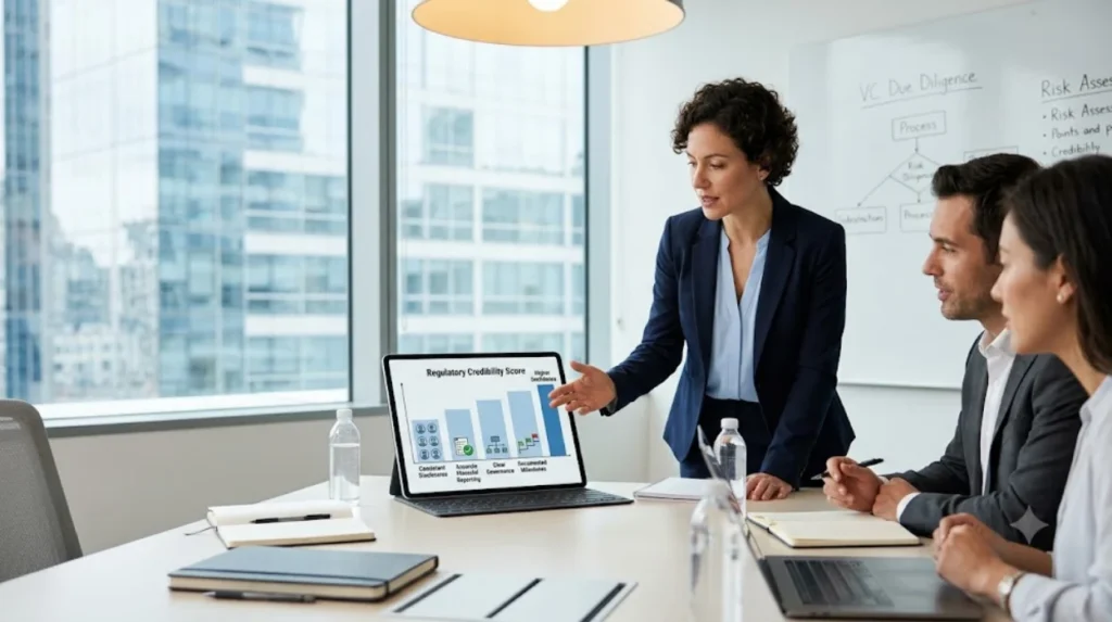 Why does regulatory credibility influence venture capital decision-making?