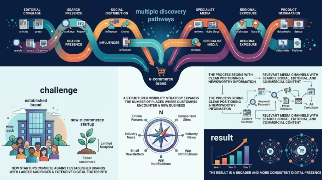 Why New E-commerce Startups Fail Without an Omnichannel Media Visibility Strategy 2 Why is omnichannel media visibility important for long-term e-commerce growth?