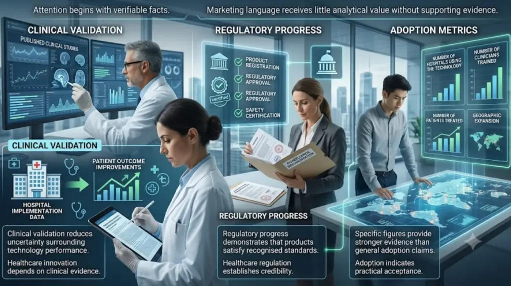 How Industry Analysts Discover and Evaluate Disruptive HealthTech Innovators 1 What information attracts an analyst's attention first?
