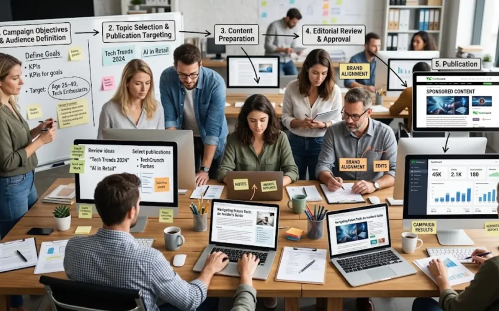 How Does the Sponsored Content Process Work?