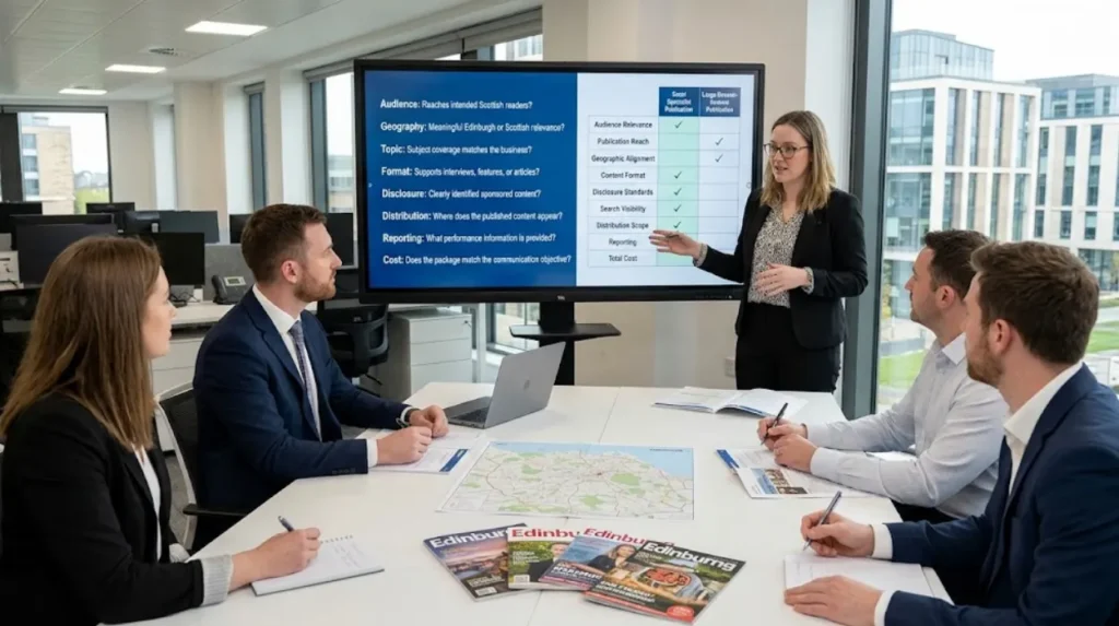 How Edinburgh Sponsored Content Reaches Scottish Readers 2 How can businesses evaluate Edinburgh sponsored content opportunities?