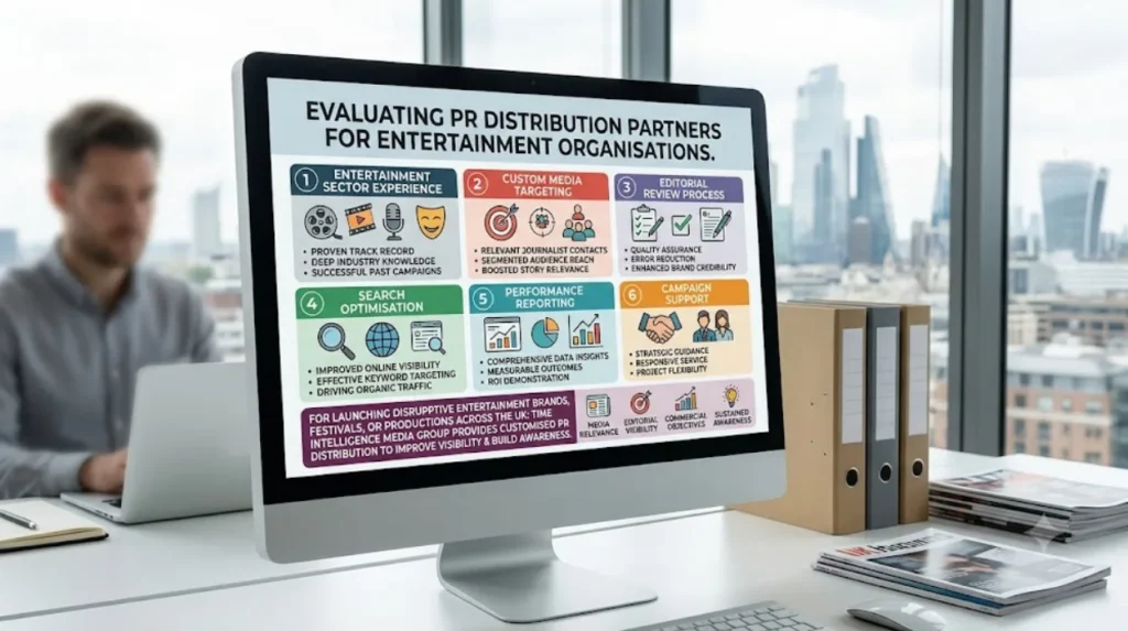 How can entertainment organisations choose the right PR distribution partner?