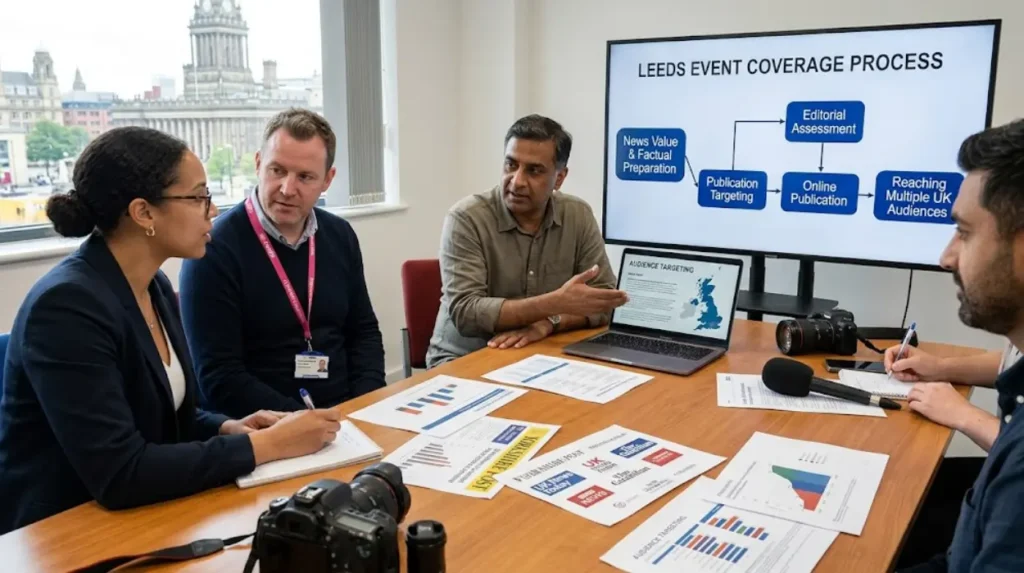 How Leeds Events Reach 15 UK News Websites 2 How can readers understand the full Leeds event coverage process?