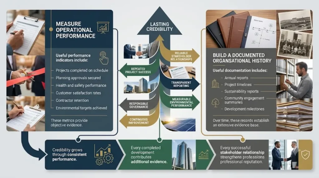 How Under-the-Radar Development Firms Build Credibility Against Massive Construction Giants 2 How do long-term results create lasting credibility?