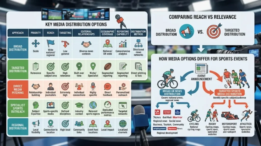 How Sports Event Coverage Spreads Across 15 News Sites 1 How do media distribution options differ for sports events?