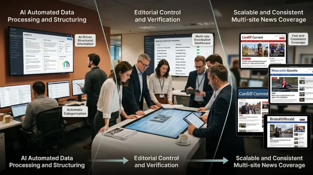 How AI Speeds Up Event Coverage Across 15 News Sites 2 How does AI change the future of multi-site event coverage?