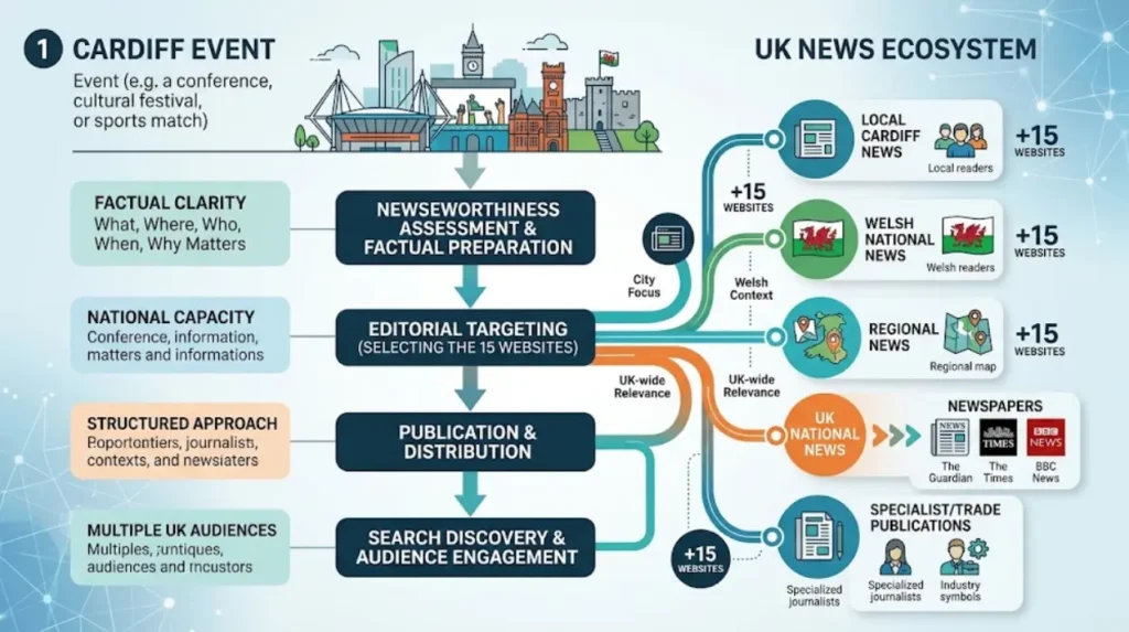 How does Cardiff event coverage fit into the wider UK news ecosystem?