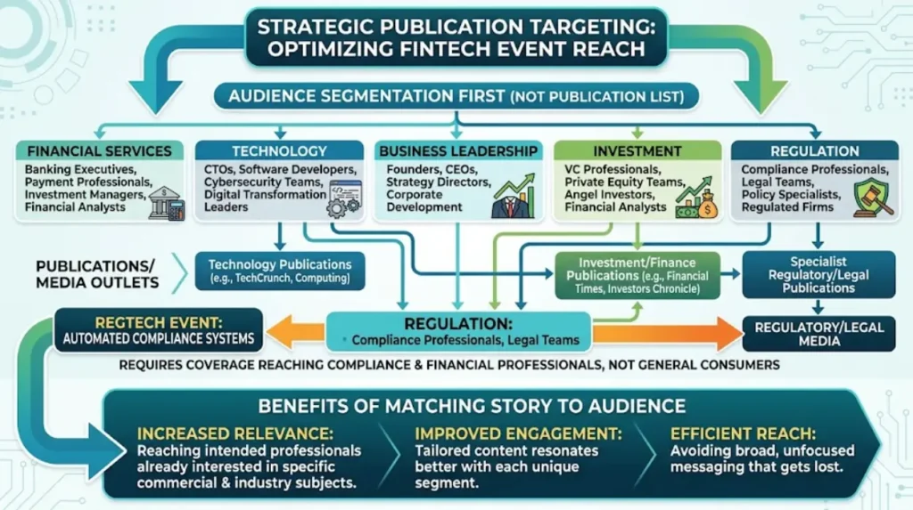 How Fintech Event Coverage Reaches UK Business Readers 1 How does publication targeting affect fintech event reach?