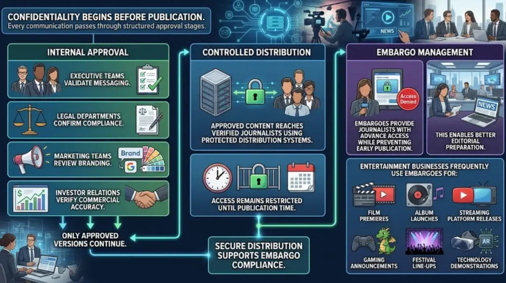 Secure PR Distribution: Why Vulnerable Entertainment Startups Rely on Time Intelligence Media Group 1 How does secure PR distribution protect confidential announcements?
