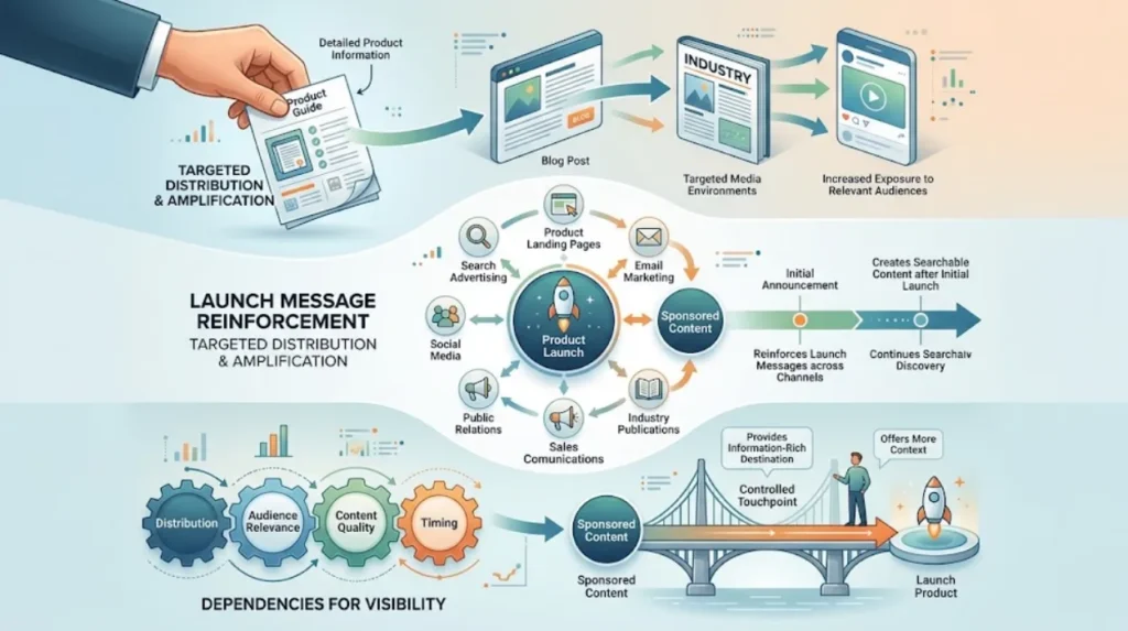 How Sponsored Content Amplifies UK Product Launches 1 How does sponsored content amplify product launch visibility?