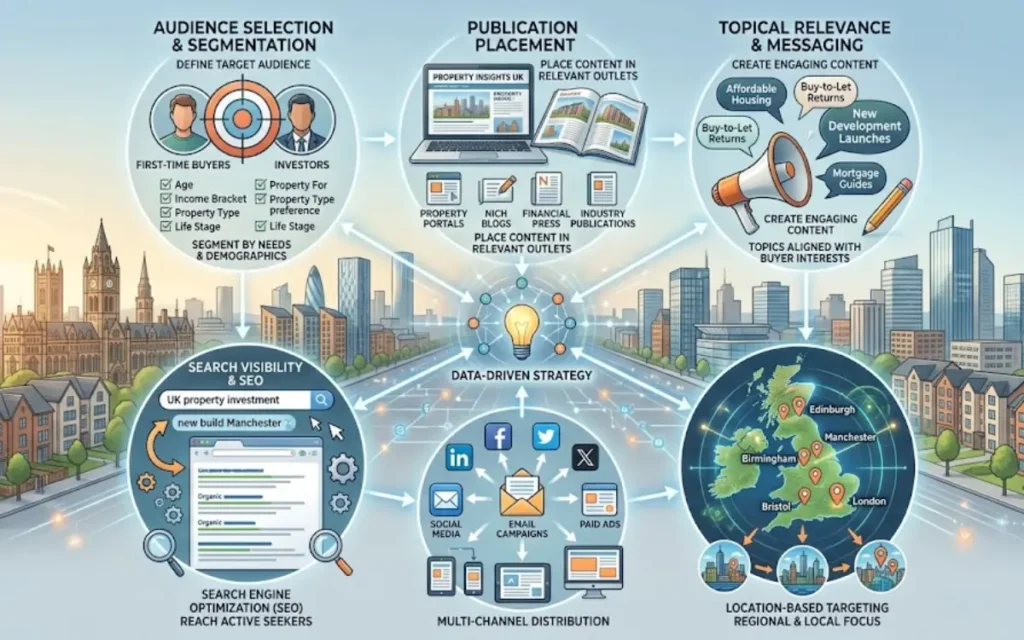 How does sponsored content reach the right UK property buyers?