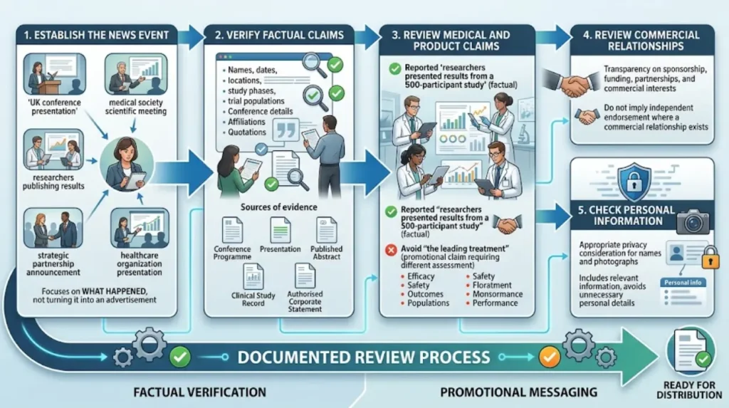 How Pharma Event Coverage Meets UK Regulatory Standards 1 How is a pharma event story checked before UK distribution?