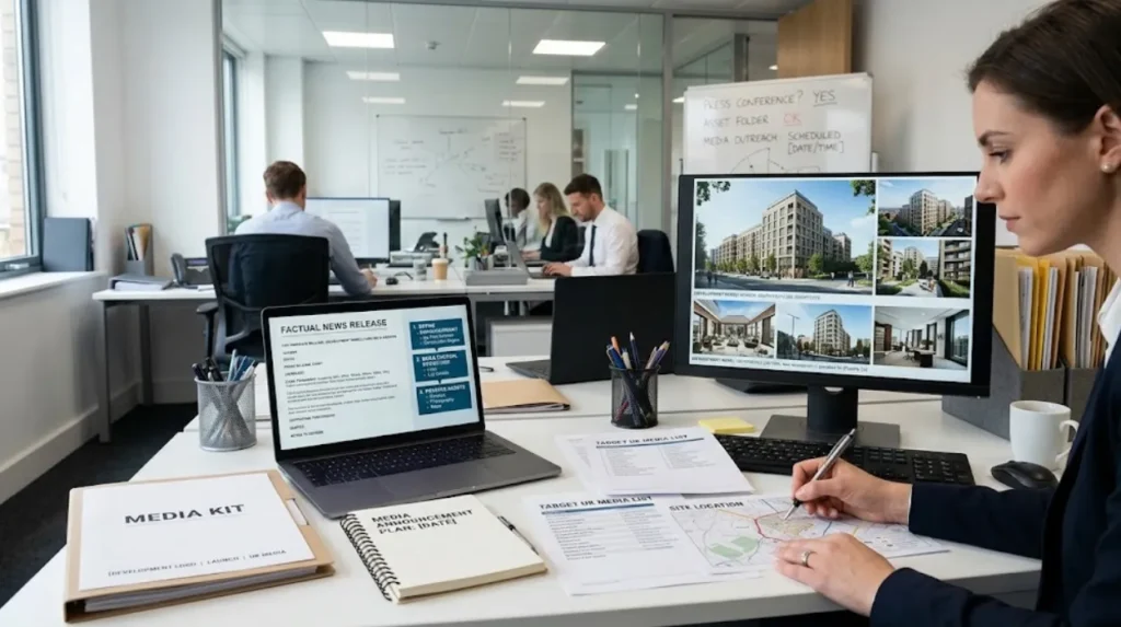 How Property Launch Coverage Reaches UK Real Estate Readers 1 How is a property launch prepared for media distribution?