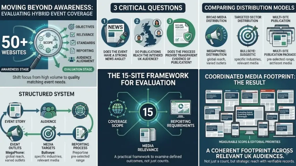 How Hybrid Event Coverage Works Across 15 News Sites 2 How should businesses move from awareness to evaluating hybrid event coverage?