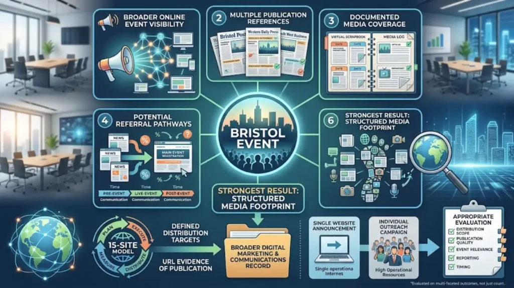 Bristol Event News Coverage on 15 Sites From Times Intelligence 2 What are the main outcomes of 15-site Bristol event news coverage?