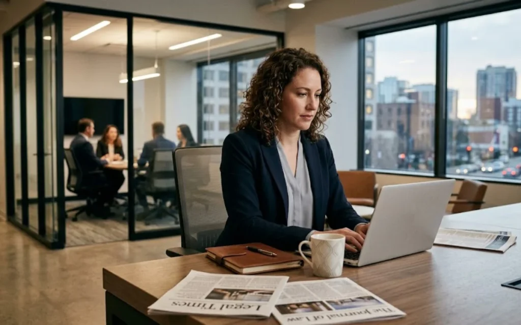 What is a sponsored article in legal marketing?