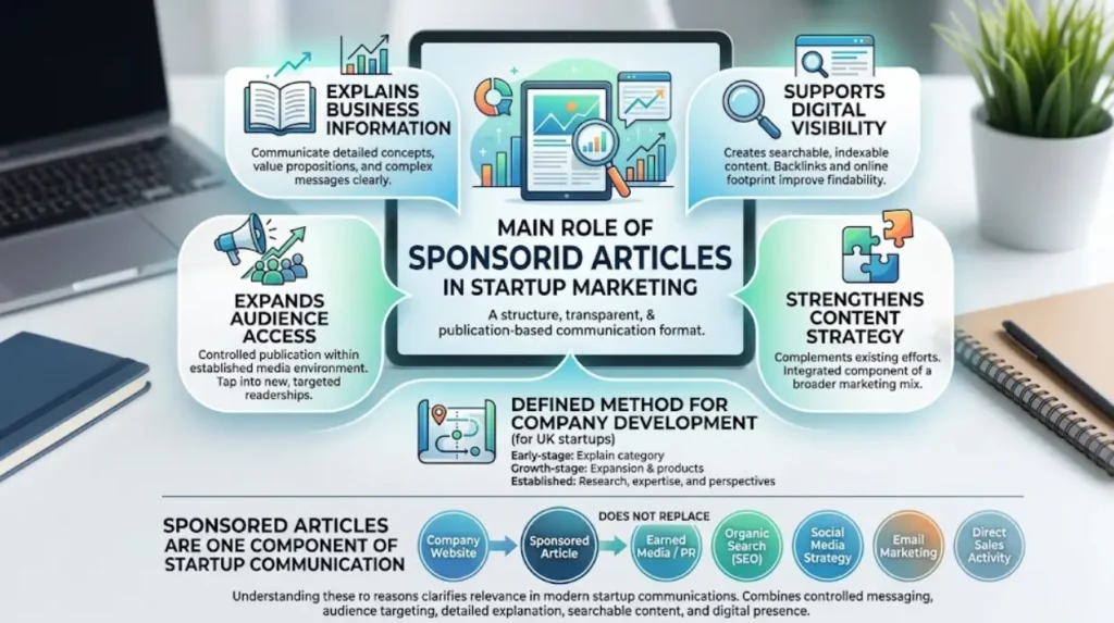 5 Reasons UK Startups Invest in Sponsored Articles 2 What is the main role of sponsored articles in startup marketing?