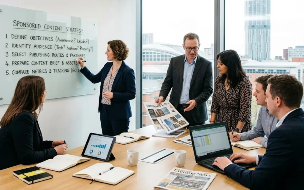 How Manchester Brands Publish Sponsored Content Fast 2 What is the next step for Manchester brands considering sponsored content?