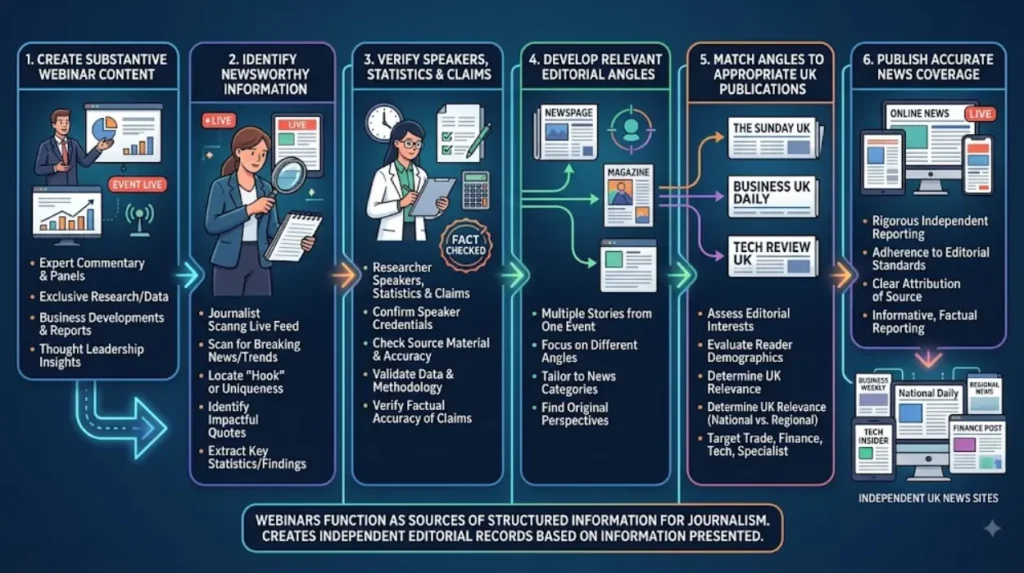 How Webinars Earn Coverage Across 15 UK News Sites 2 What is the overall process for earning coverage across UK news sites?