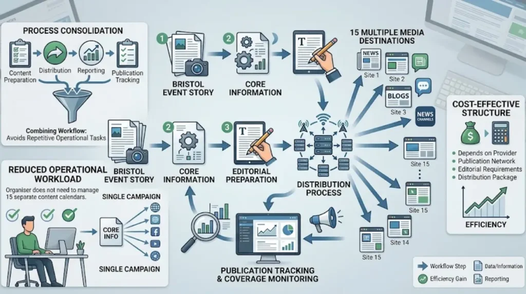 How Bristol Event Coverage Reaches 15 News Sites Affordably 1 What makes a 15-site distribution model cost-effective?