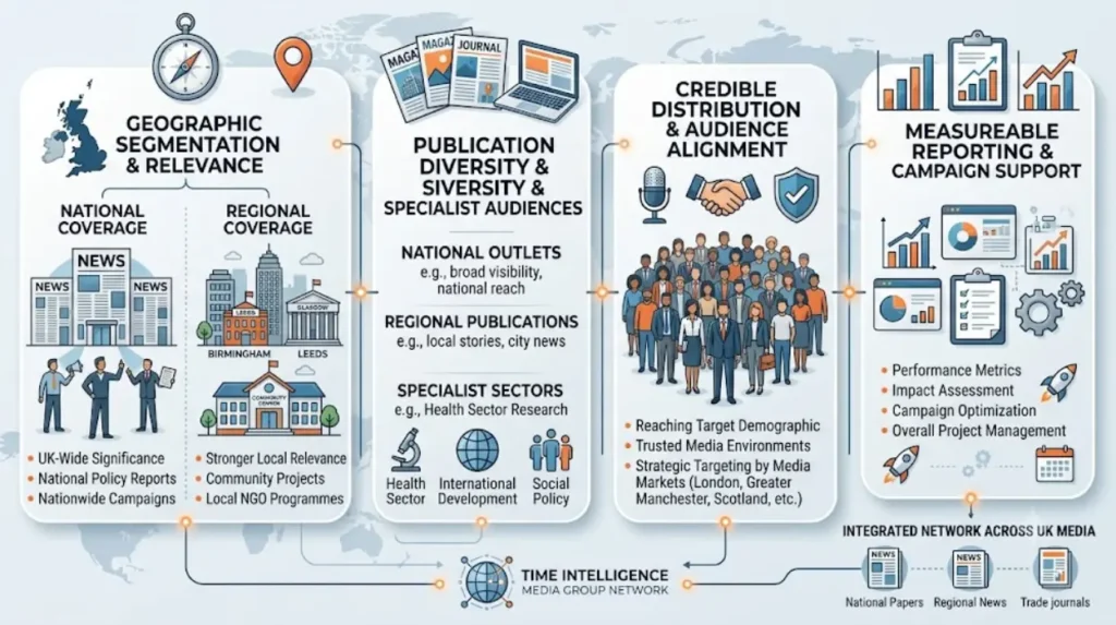 What makes a public interest media network suitable for UK campaigns?