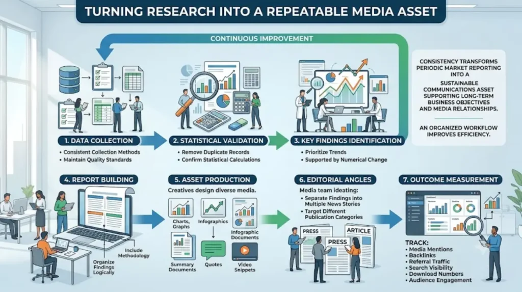 Step-by-Step Blueprint: Turning Proprietary Real Estate Market Reports into Major Media Assets 2 What process turns research into a repeatable media asset?
