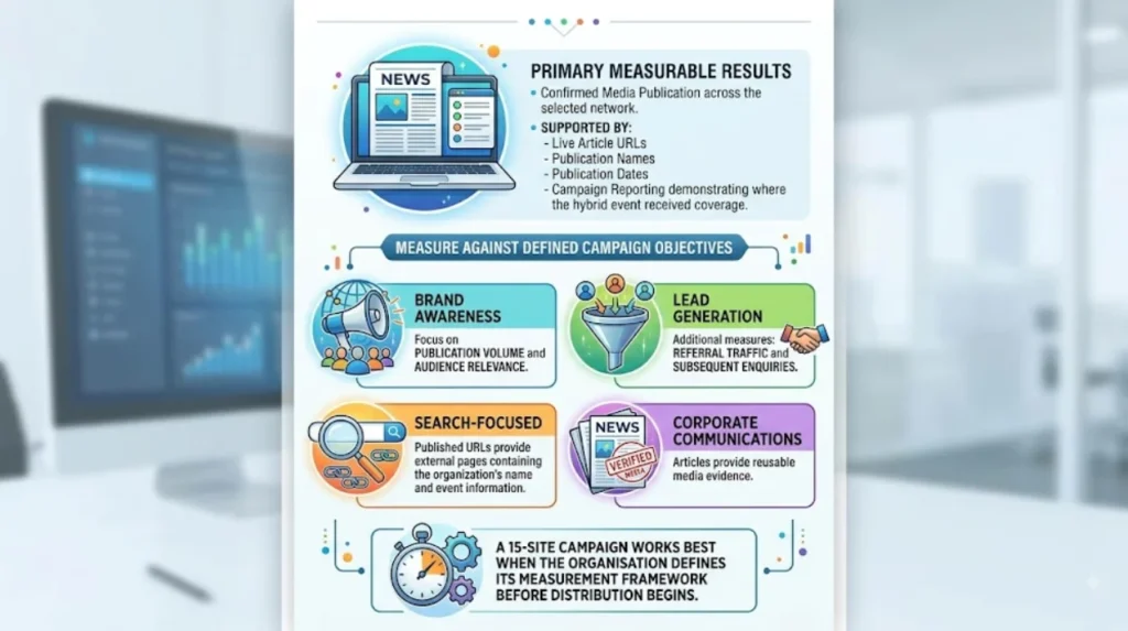 What results can organisations expect from a 15-site campaign?