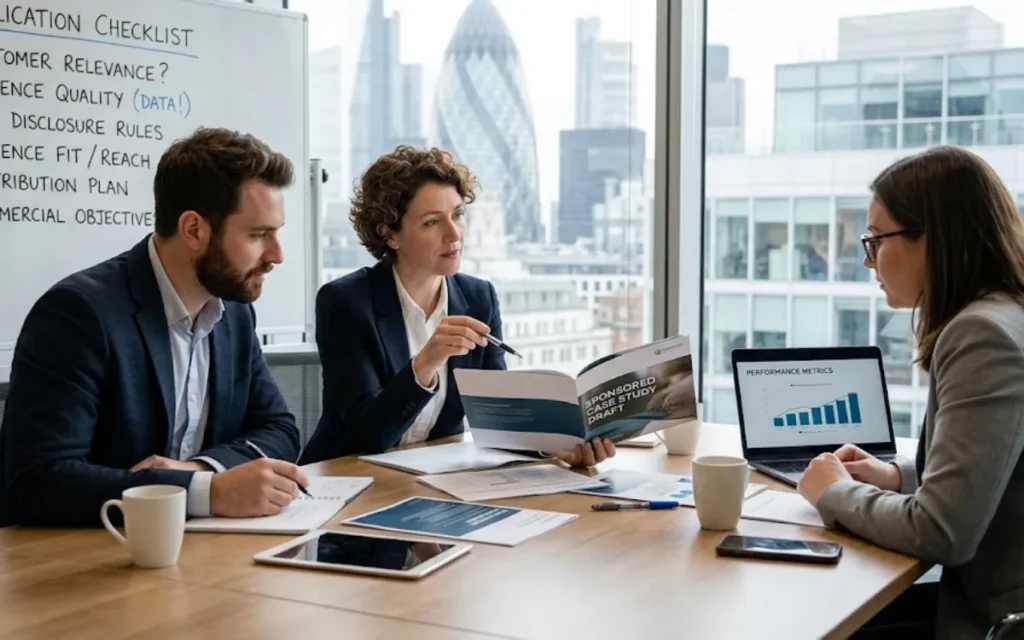 How Sponsored Case Studies Convert UK B2B Readers 2 What should UK B2B brands evaluate before publishing a sponsored case study?