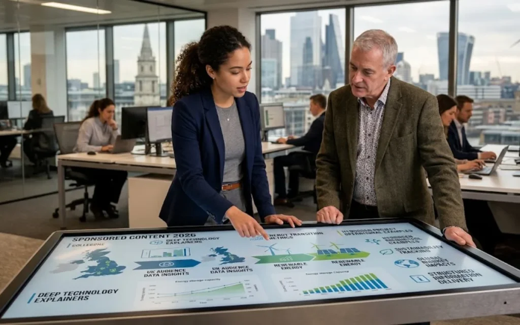 What should readers understand about energy sponsored content in 2026?