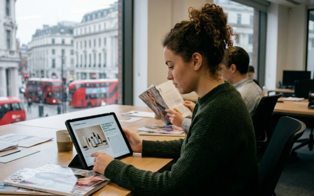 What should readers understand about the value of UK sponsored articles?