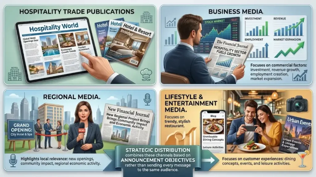 Integrating Strategic Press Distribution into Your National Hospitality Rollout Checklist 1 What types of media channels support hospitality expansion?