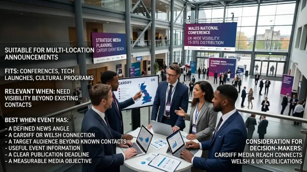 When is 15-site Cardiff event coverage the right choice?