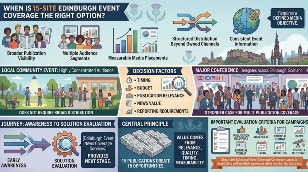 Edinburgh Event Coverage: How 15 News Sites Amplify Reach 2 When is 15-site Edinburgh event coverage the right option?