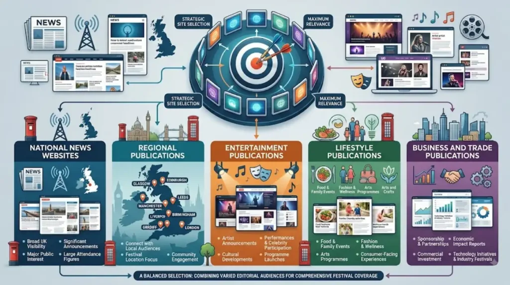 Festival News Coverage Services Across 15 UK Websites 1 Which 15 UK websites should a festival coverage service target