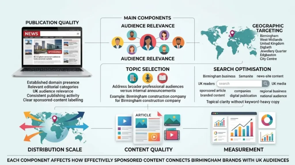 How Birmingham Sponsored Content Reaches UK Readers 1 Which components determine the reach of sponsored content?