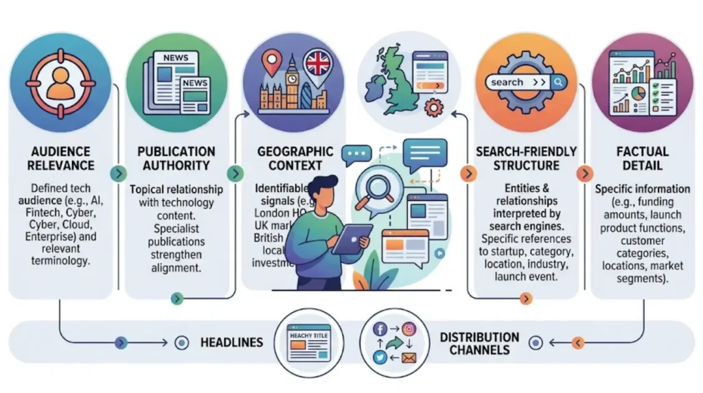 How Startup Launch Coverage Reaches UK Tech Readers 1 Which components determine whether UK tech readers find a launch story?
