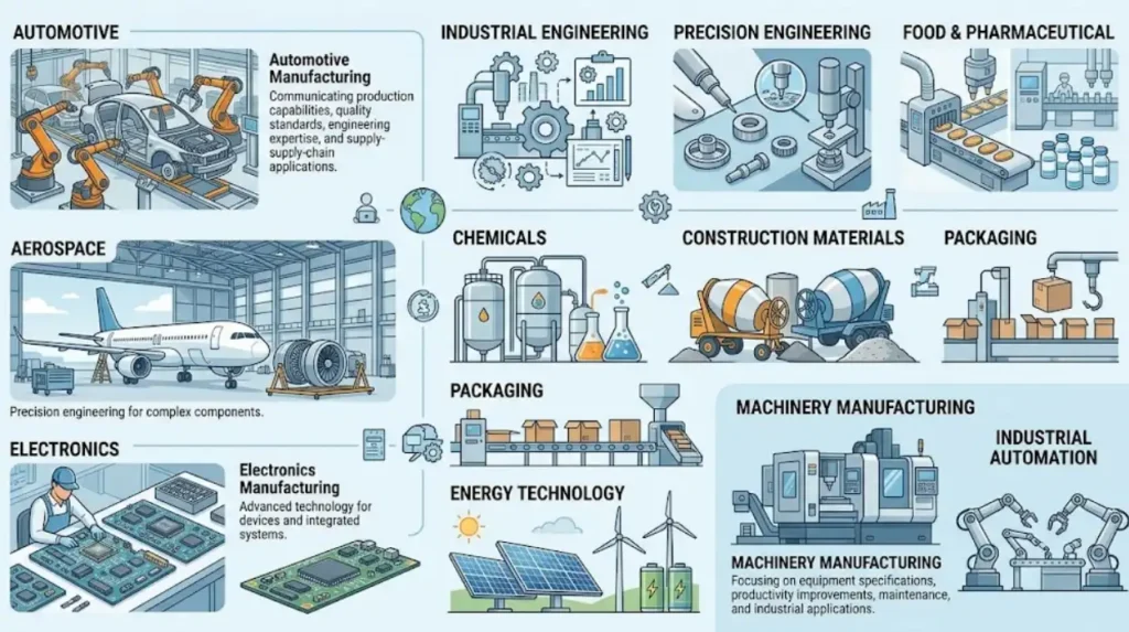 Manufacturing Sponsored Content by Time Intelligence Media Group 2 Which manufacturing sectors are relevant?
