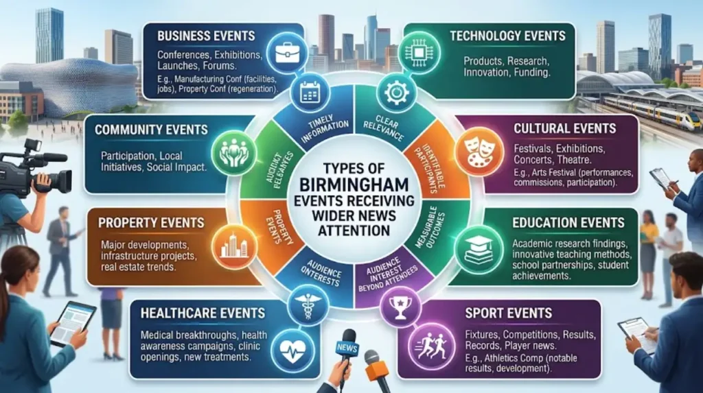 How Birmingham Events Reach Wider Audiences Through News Coverage 1 Which types of Birmingham events receive wider news attention?