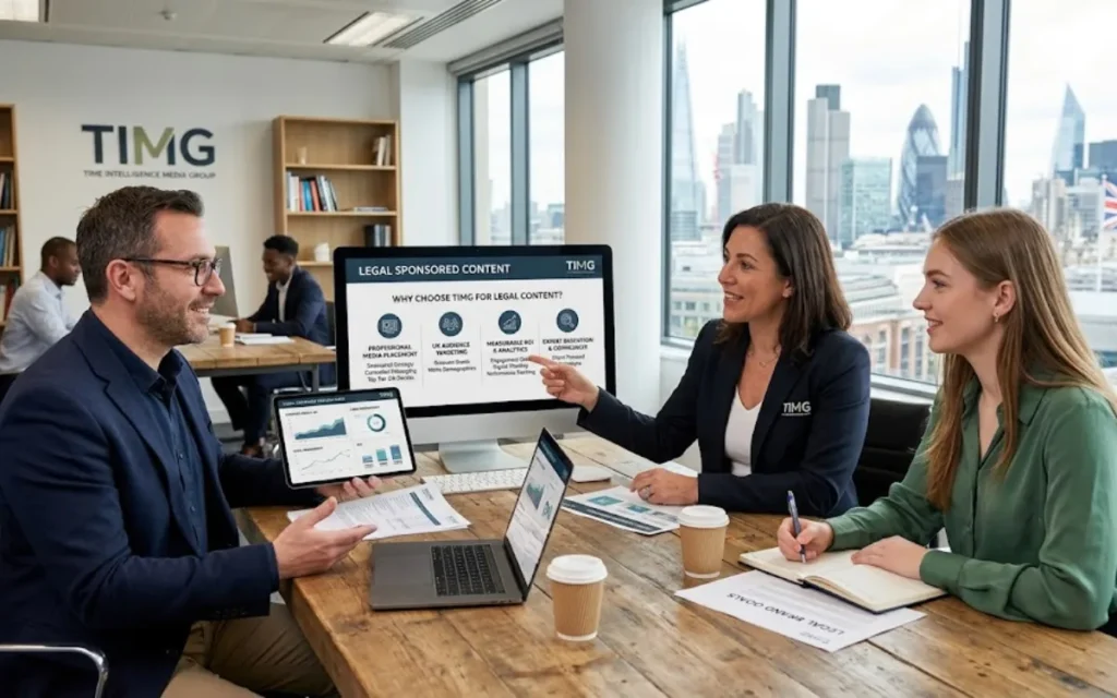 Why choose Time Intelligence Media Group for legal sponsored content?