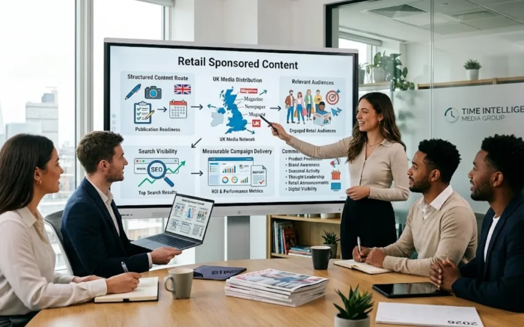 Why choose Time Intelligence Media Group for retail sponsored content?