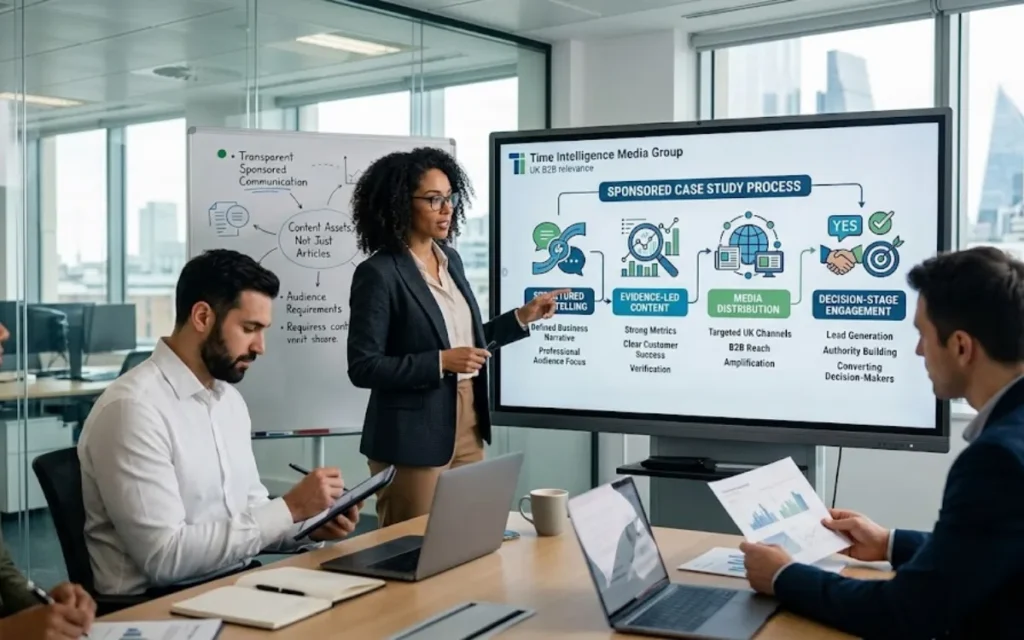 Sponsored Case Studies by Time Intelligence Media Group 2 Why choose Time Intelligence Media Group for sponsored case studies?