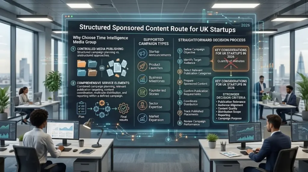 Startup Sponsored Content by Time Intelligence Media Group 2 Why choose Time Intelligence Media Group for startup sponsored content?