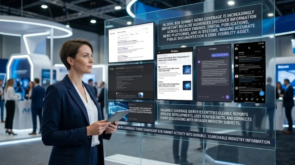 Why is B2B summit news coverage increasingly important in 2026?