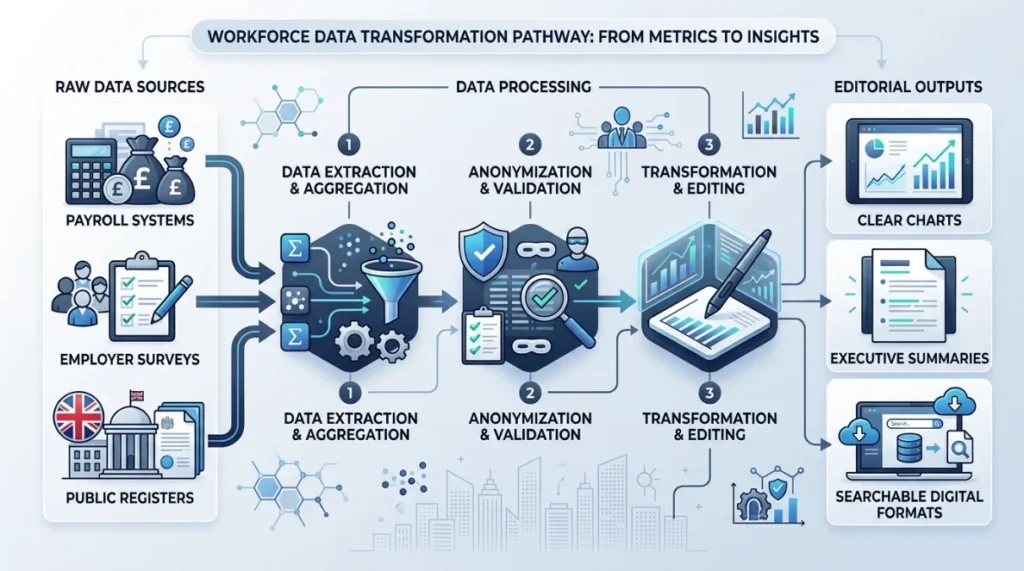 How Workforce Reports Reach UK Business Readers in 2026 1 How Are Workforce Data Sets Structurally Processed for Publication
