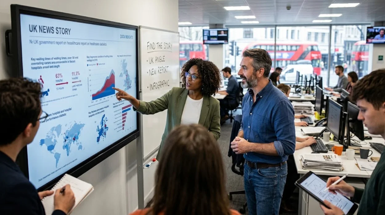 How Data Journalism Turns Reports Into UK News Stories