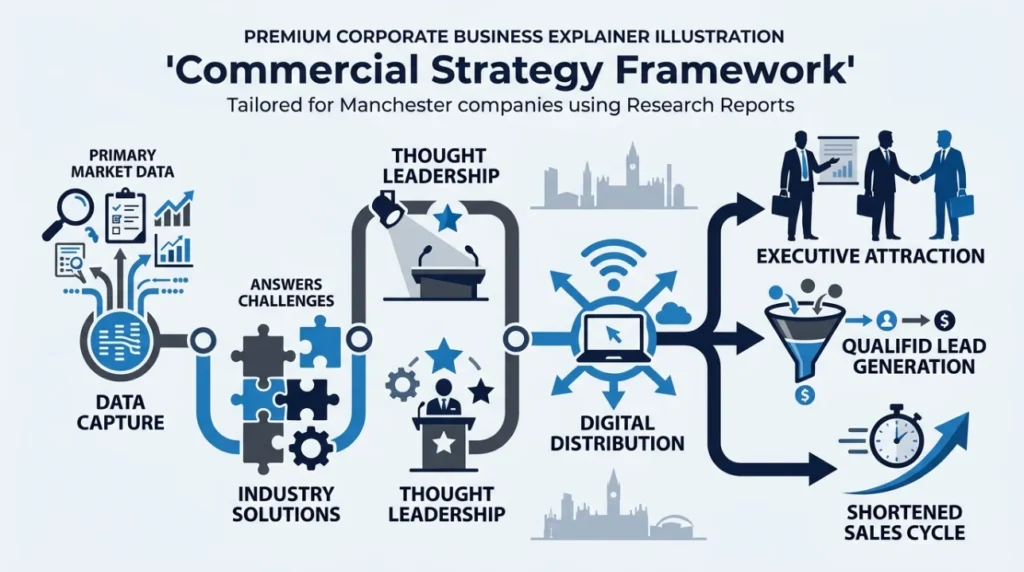 How Manchester Firms Use Reports to Win B2B Trust in 2026 1 How Do Research Reports Function as a Commercial Strategy