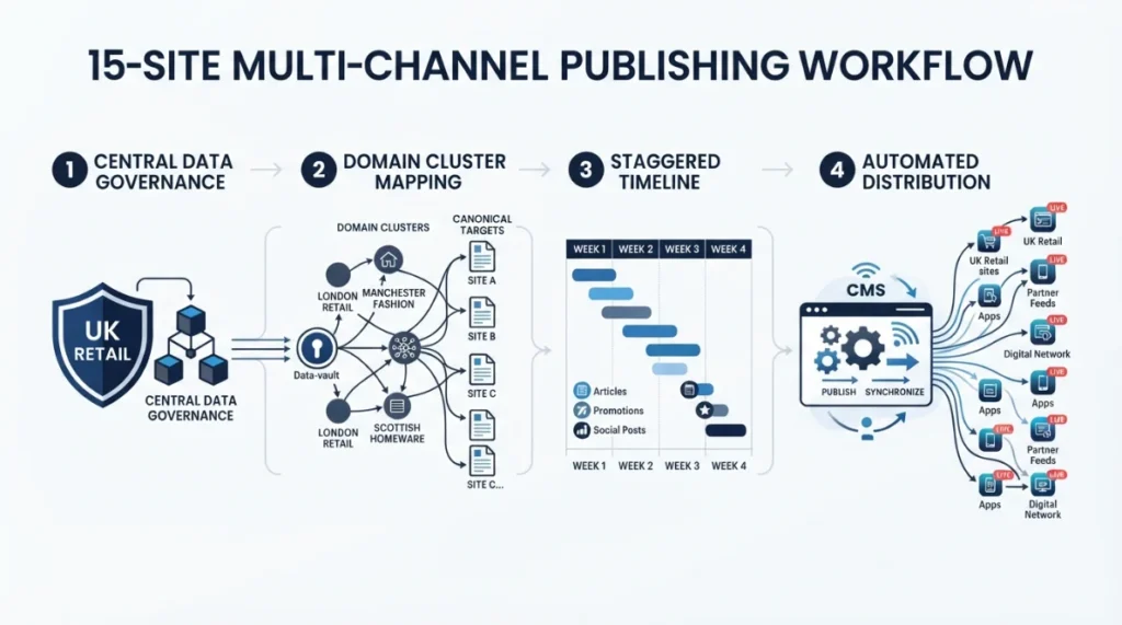 How Retail Brands Publish Annual Reports Across 15 Sites in 2026 1 How Do Retail Brands Plan a 15 Site Publishing Workflow