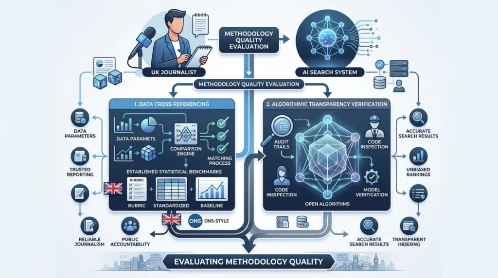 How Do UK Journalists and AI Search Systems Evaluate Methodology Quality